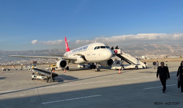 Kahramanmaraş Havalimanı’nda Şubat Ayında 22 Bin 156 Yolcuya Hizmet Verildi