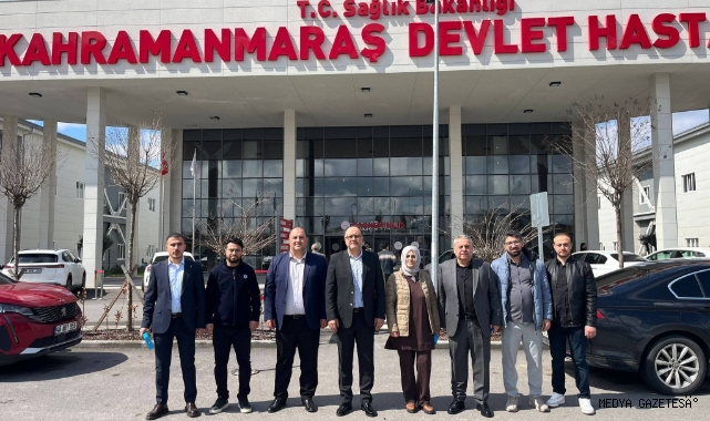 KAHRAMANMARAŞ’TA BAYRAMDA GÖREV BAŞINDA OLAN SAĞLIK ÇALIŞANLARINA ANLAMLI ZİYARET