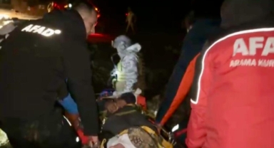 Kahramanmaraş’ta doğa yürüyüşünde kaza -Yaralı helikopterle tahliye edildi