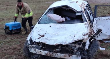 Kahramanmaraş’ta Otomobil Takla Attı: 2 Yaralı