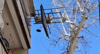 Kahramanmaraş’ta şiddetli rüzgar 