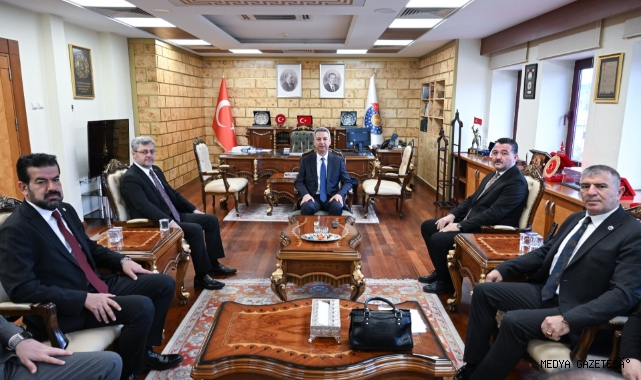 MHP Kahramanmaraş İl Başkanı Mansur Metehan’dan KSÜ Rektörü Okumuş’a Ziyaret