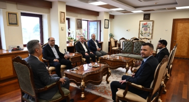 Sağlık-Sen Kahramanmaraş Şube Başkanı Demirci’den Rektör Okumuş’a Ziyaret