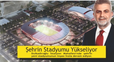 Şehrin Stadyumu Yükseliyor