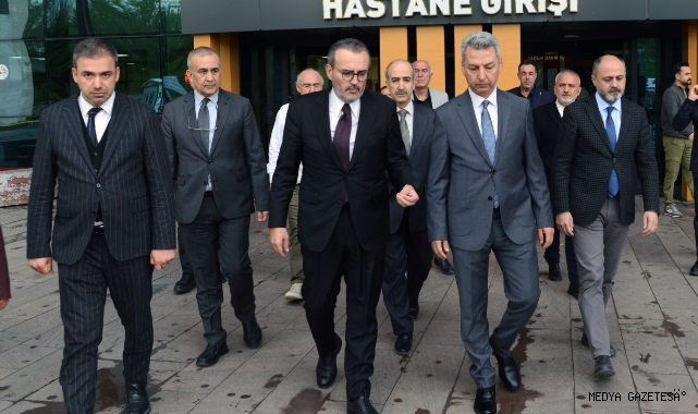 64. Dönem Kültür ve Turizm Bakanı ve AK Parti MKYK Üyesi Mahir Ünal’dan, KSÜ Tıp Fakültesi Hastanesi’ne Ziyaret