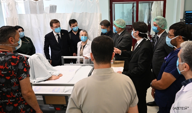 AK Parti Sağlık Politikalarından Sorumlu Genel Başkan Yardımcısı Halit Yerebakan, KSÜ Tıp Fakültesi Hastanesi’nde Yaralıları Ziyaret Etti