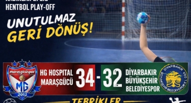 ALTIN KIZLAR’DAN DESTANSI GERİ DÖNÜŞ: MARAŞGÜCÜSPOR PLAY-OFF’TA UMUT TAZELEDİ
