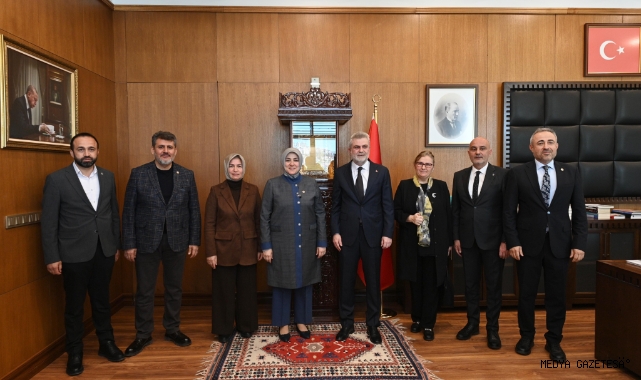 Başkan Görgel, AK Parti Kadın Kolları Başkanı Ercan’ı Makamında Ağırladı