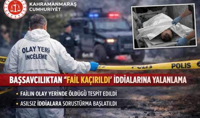 Başsavcılıktan “fail kaçırıldı” iddialarına yalanlama