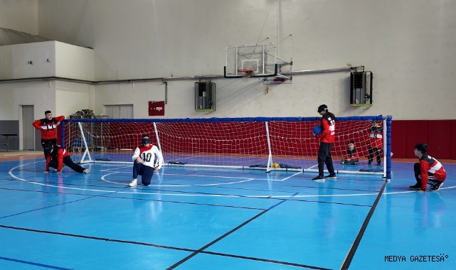 Gaziantepli Sporcular Kahramanmaraş Büyükşehir’in Goalball Sahasına Hayran Kaldı