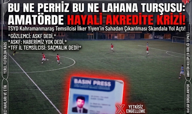 İlker Yiyen’den Amatör Maçta “Akreditasyon” Tepkisi: “Böyle Bir Uygulama Yok”