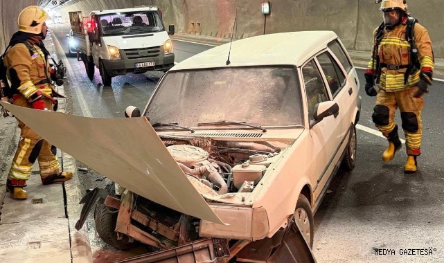 Kahramanmaraş Sezai Karakoç Tüneli’nde Kaza: 1 Yaralı
