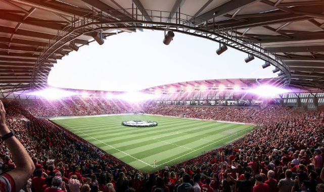 Kahramanmaraş Stadyumu Hızla Yükseliyor