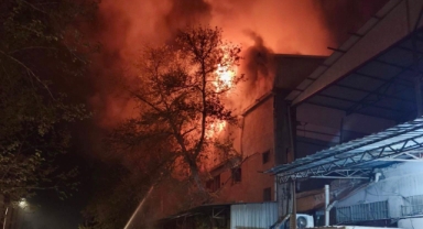 Kahramanmaraş’ta ahşap atölyesinde yangın 