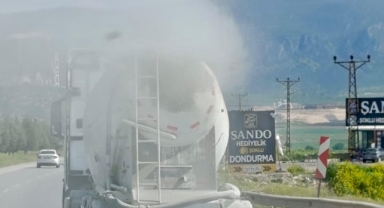 Kahramanmaraş’ta beton mikseri tepki çekti 