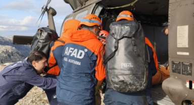 Kahramanmaraş’ta dağ yolunda kalp krizi: Helikopterle tahliye edildi