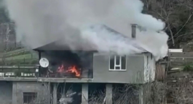 -Kahramanmaraş’ta ev yangını 