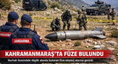 Kahramanmaraş’ta Füze Bulundu