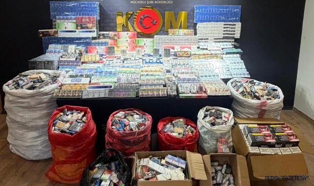 -Kahramanmaraş’ta Kaçak Tütün Operasyonu:  -14 Bin 210 Paket Sigara Ele Geçirildi
