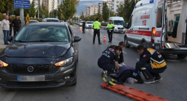 -Kahramanmaraş’ta Otomobilin Çarptığı Kadın Yaralandı