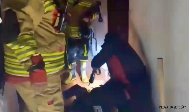 -Kahramanmaraş’ta yangında yaşlı adam son anda kurtarıldı