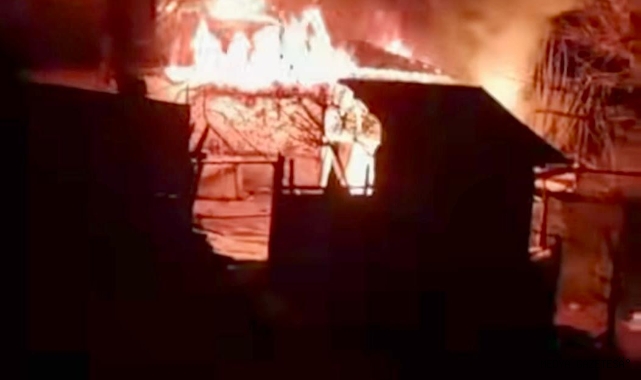 Kahramanmaraş’ta yaşlı kadın yangında hayatını kaybetti 