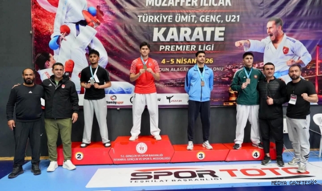 Kahramanmaraşlı karateciden Türkiye ikinciliği