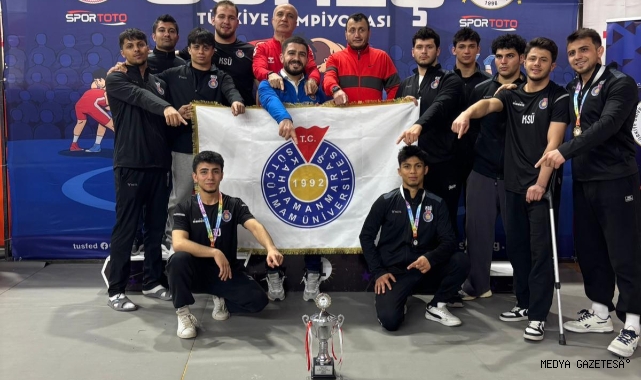 KSÜ’lü Güreşçilerden ÜNİLİG Türkiye Şampiyonası’nda Büyük Başarı