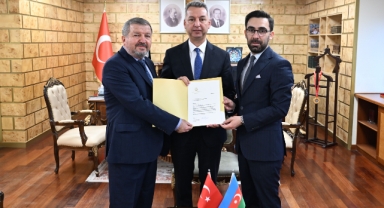 KSÜ Rektörlüğüne Atama Sonrası Azerbaycan'dan Tebrik Notası