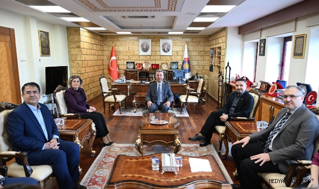 Prizren Üniversitesi Heyeti KSÜ’de Ders Verdi, Erasmus Ofisiyle Görüştü