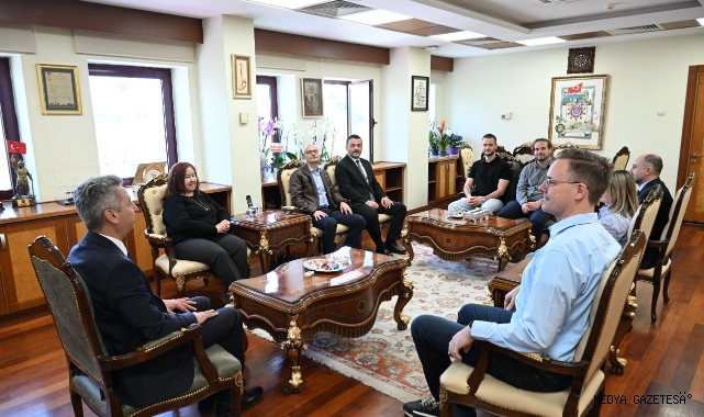 TÜBİTAK Destekli Uluslararası Proje Ekibinden Rektör Okumuş’a Ziyaret