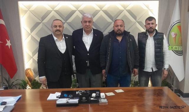 Ülkü Ocakları Türkoğlu İlçe Başkanlığı’ndan Esnaf ve Sanatkârlar Odaları Birliği Başkanı Ahmet Kuybu’ya Destek Ziyareti