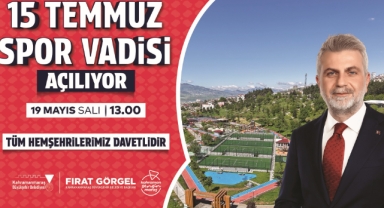 15 Temmuz Spor Vadisi Hizmete Açılıyor; Tüm Vatandaşlar Açılışa Davetli