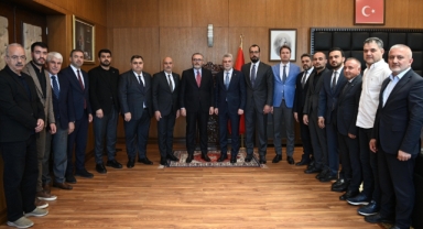 Başkan Görgel, AK Parti MKYK Üyesi Mahir Ünal’ı Makamında Ağırladı