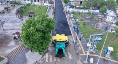 Büyükşehir’den Afşin’de Atatürk Caddesi’nin Ulaşım Standardını İyileştiren Hamle