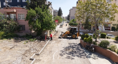 Büyükşehir’den Dulkadiroğlu Egemenlik Mahallesi’nde Cadde ve Sokak Yenileme Çalışması