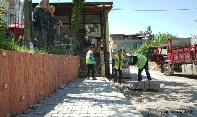 Büyükşehir’den Dulkadiroğlu Egemenlik Mahallesi’nde Cadde ve Sokak Yenileme Çalışması