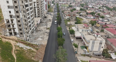 Büyükşehir, Dulkadiroğlu Şeyh Şamil Caddesi’nin Asfaltını Yeniledi