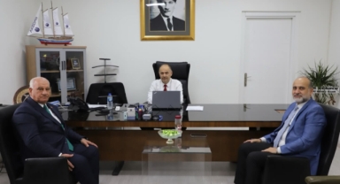 Göksun Belediye Başkanı Selim Cüce’den AKEDAŞ Genel Müdürü Muharrem Kalkan’a Ziyaret
