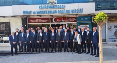 KAHRAMANMARAŞ ESNAF VE SANATKÂRLAR ODALARI BİRLİĞİ’NE ANLAMLI ZİYARET: DEVLET VE SİYASET ERKÂNINDAN HAYIRLI OLSUN MESAJI