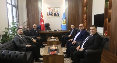 KAHRAMANMARAŞ’TA ORTAK HİZMET VURGUSU: BELEDİYE BAŞKANLARINDAN ORMAN BÖLGE MÜDÜRLÜĞÜ’NE ZİYARET