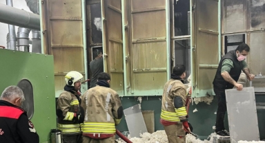 Kahramanmaraş’ta tekstil fabrikasında yangın 