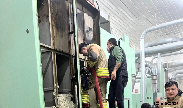 Kahramanmaraş’ta tekstil fabrikasında yangın 