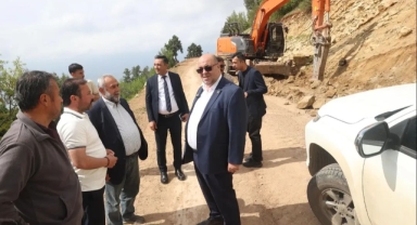KARAGÖL-ÇOBANLI BAĞLANTI YOLUNDA ÇALIŞMALAR SÜRÜYOR: ULAŞIMDA YENİ DÖNEM