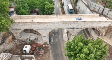 Tarihi Kanlıdere Köprüsü’nün Restorasyonu Tamamlanıyor