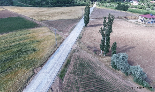 Afşin’in Kırsal İnci Mahallesi’nin Yolları Büyükşehir ile Yenilendi