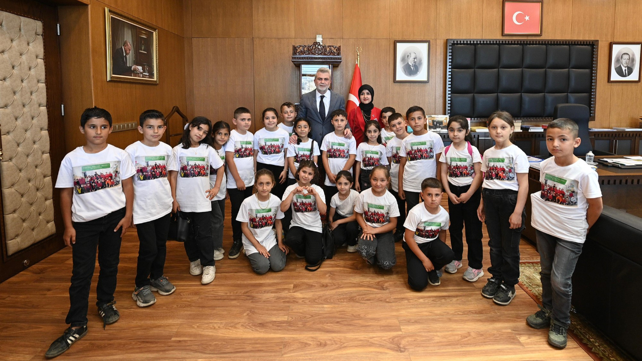 Başkan Görgel, Minik Öğrencileri Ağırladı