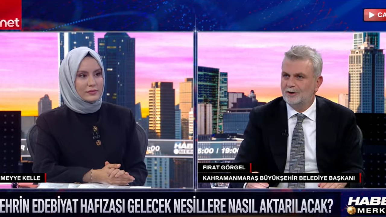 Başkan Görgel, TVNET Canlı Yayınında UNESCO Edebiyat Şehri Sürecini Anlattı