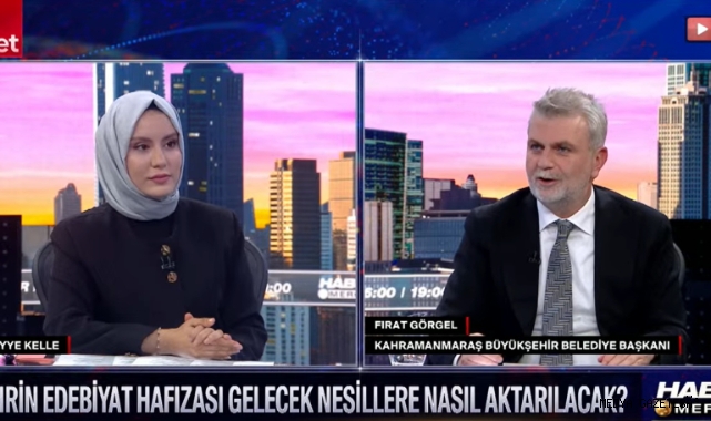 Başkan Görgel, TVNET Canlı Yayınında UNESCO Edebiyat Şehri Sürecini Anlattı