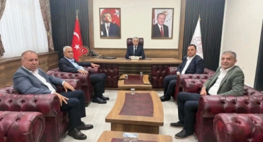 Kahramanmaraş Esnaf ve Sanatkârlar Odaları Birliği’nden İl Milli Eğitim Müdürü Turan Akpınar’a Hayırlı Olsun Ziyareti